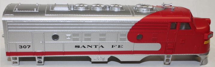 (image for) Body Shell - Santa Fe (F9)(HO Scale)